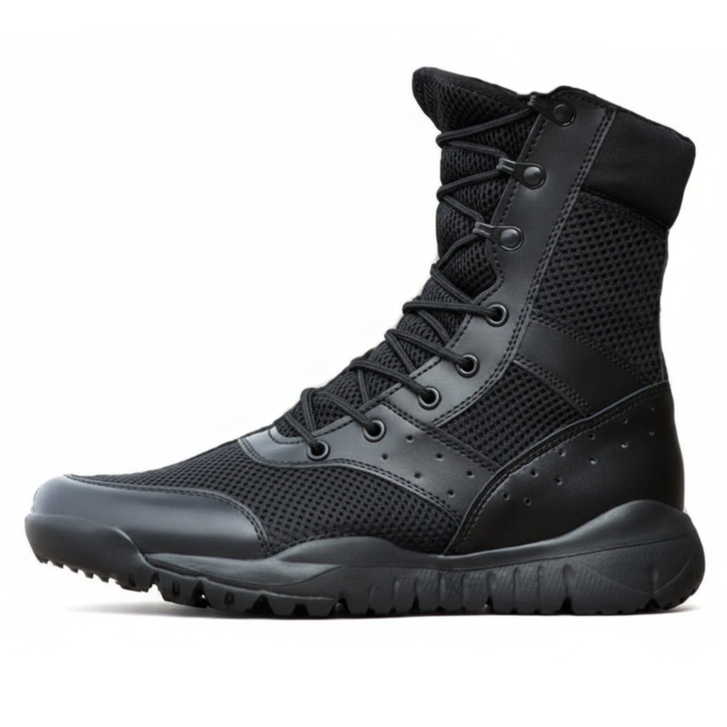 Summer Lightweight Tactical Combat Boots for Men & Women – Breathable Mesh Outdoor Hiking & Training Shoes