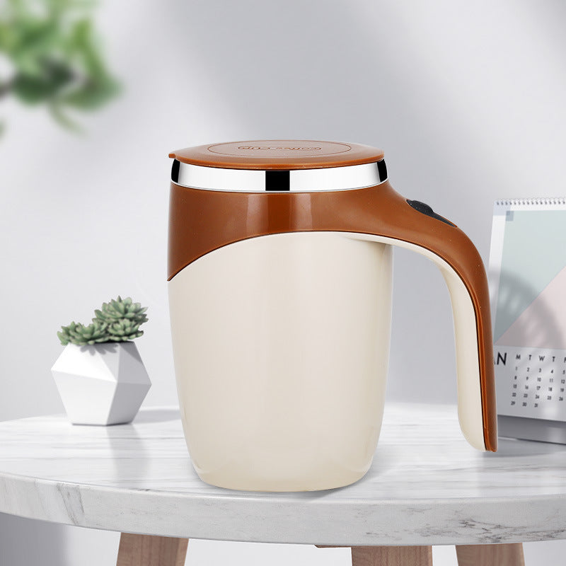 Rechargeable Electric Automatic Stirring Cup – Magnetic Coffee & Milkshake Mixer