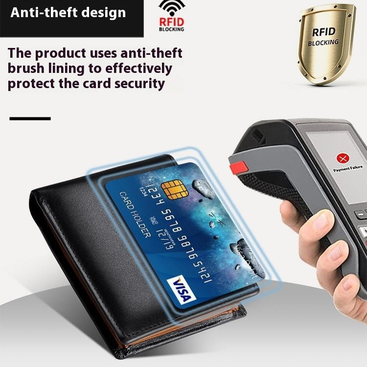 Men’s Genuine Leather Wallet – Daily Use Essential