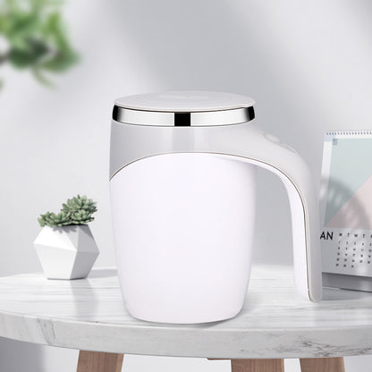 Rechargeable Electric Automatic Stirring Cup – Magnetic Coffee & Milkshake Mixer