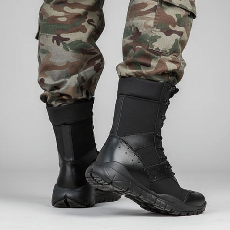 Summer Lightweight Tactical Combat Boots for Men & Women – Breathable Mesh Outdoor Hiking & Training Shoes