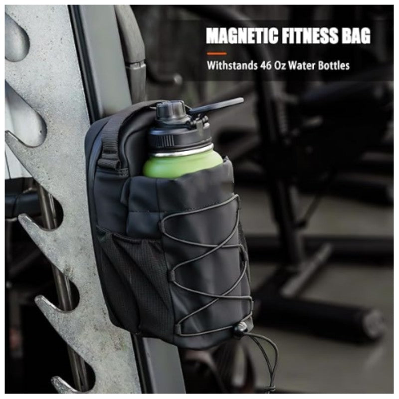 Fitness Magnetic Crossbody Gym Bag with Water Bottle Holder – Unisex Sling Bag