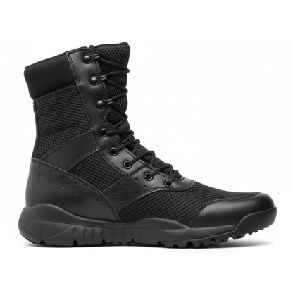 Summer Lightweight Tactical Combat Boots for Men & Women – Breathable Mesh Outdoor Hiking & Training Shoes