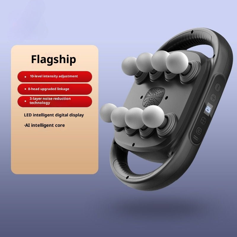 Electric Muscle Massage Gun – Deep Tissue Body Massager with 16 Attachments