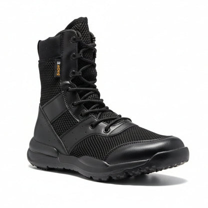 Summer Lightweight Tactical Combat Boots for Men & Women – Breathable Mesh Outdoor Hiking & Training Shoes