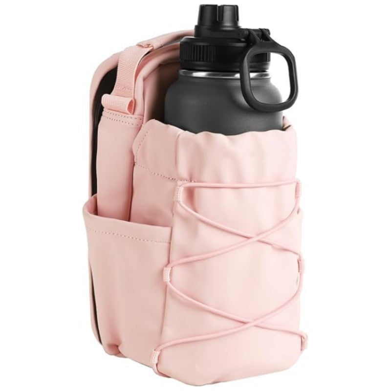 Fitness Magnetic Crossbody Gym Bag with Water Bottle Holder – Unisex Sling Bag