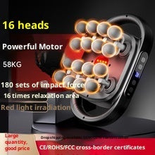 Electric Muscle Massage Gun – Deep Tissue Body Massager with 16 Attachments