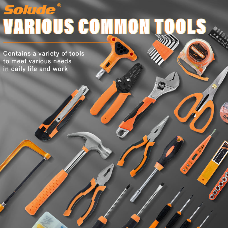Complete 43-Piece Tool Set – Screwdrivers, Wrenches & Household Tools