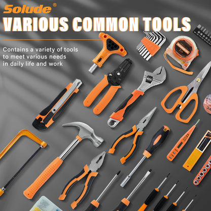 Complete 43-Piece Tool Set – Screwdrivers, Wrenches & Household Tools