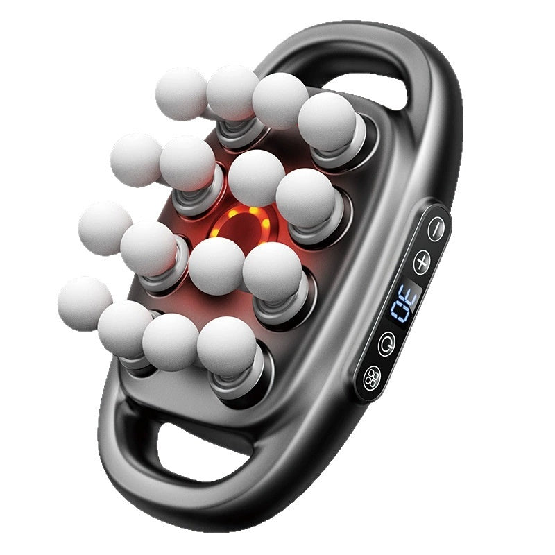 Electric Muscle Massage Gun – Deep Tissue Body Massager with 16 Attachments